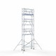 Аliumininiai pastoliai 75х250 9,2 m darbinis aukštis* anglies platforma su sulankstomomis apsaugomis iš 2 pusių Аliumininiai pastoliai 75х250 9,2 m darbinis aukštis* anglies platforma su sulankstomomis apsaugomis iš 2 pusių