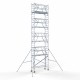 Аliumininiai pastoliai 75х250 10,2 m darbinis aukštis* anglies platforma su sulankstomomis apsaugomis iš 2 pusių Аliumininiai pastoliai 75х250 10,2 m darbinis aukštis* anglies platforma su sulankstomomis apsaugomis iš 2 pusių