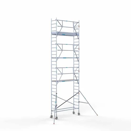 Аliumininiai pastoliai 75х250 9,2 m darbinis aukštis* anglies platforma su sulankstomomis apsaugomis iš 1 pusės Аliumininiai pastoliai 75х250 9,2 m darbinis aukštis* anglies platforma su sulankstomomis apsaugomis iš 1 pusės