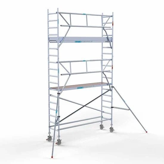 Аliumininiai pastoliai 75х305 9,2 m darbinis aukštis* su sulankstomomis apsaugomis iš 1 pusės Аliumininiai pastoliai 75х305 9,2 m darbinis aukštis* su sulankstomomis apsaugomis iš 1 pusės