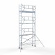 Аliumininiai pastoliai 75х305 8,2 m darbinis aukštis* anglies platforma su sulankstomomis apsaugomis iš 1 pusės Аliumininiai pastoliai 75х305 8,2 m darbinis aukštis* anglies platforma su sulankstomomis apsaugomis iš 1 pusės