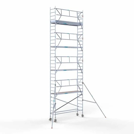 Аliumininiai pastoliai 75х305 10,2 m darbinis aukštis* su sulankstomomis apsaugomis iš 1 pusės Аliumininiai pastoliai 75х305 10,2 m darbinis aukštis* su sulankstomomis apsaugomis iš 1 pusės