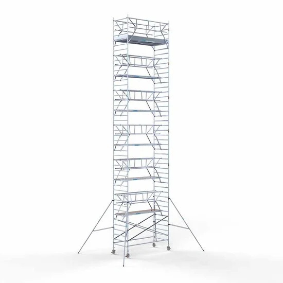 Аliumininiai pastoliai 135х305 14,2 m darbinis aukštis* su sulankstomomis apsaugomis iš 2 pusių Аliumininiai pastoliai 135х305 14,2 m darbinis aukštis* su sulankstomomis apsaugomis iš 2 pusių