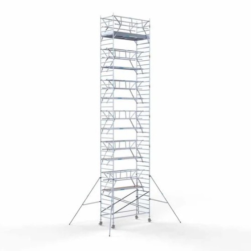 Alumiiniumtellingud 135х305 14,2 m töökõrgus* Carbon koos kokkupandavate piiretega mõlemal poolel