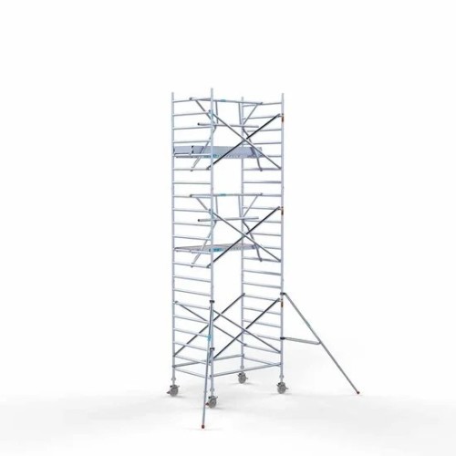 Аliumininiai pastoliai 135х190 7,2 m darbinis aukštis* anglies platforma su sulankstomomis apsaugomis iš 1 pusės Аliumininiai pastoliai 135х190 7,2 m darbinis aukštis* anglies platforma su sulankstomomis apsaugomis iš 1 pusės