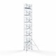Аliumininiai pastoliai 135х190 14,2 m darbinis aukštis* su sulankstomomis apsaugomis iš 1 pusės Аliumininiai pastoliai 135х190 14,2 m darbinis aukštis* su sulankstomomis apsaugomis iš 1 pusės