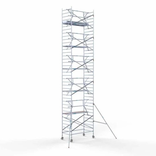 Аliumininiai pastoliai 135х250 12,2 m darbinis aukštis* su sulankstomomis apsaugomis iš 1 pusės Аliumininiai pastoliai 135х250 12,2 m darbinis aukštis* su sulankstomomis apsaugomis iš 1 pusės