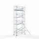 Аliumininiai pastoliai 135х305 9,2 m darbinis aukštis* anglies platforma su sulankstomomis apsaugomis iš 1 pusės Аliumininiai pastoliai 135х305 9,2 m darbinis aukštis* anglies platforma su sulankstomomis apsaugomis iš 1 pusės