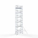 Аliumininiai pastoliai 135х305 13,2 m darbinis aukštis* su sulankstomomis apsaugomis iš 1 pusės Аliumininiai pastoliai 135х305 13,2 m darbinis aukštis* su sulankstomomis apsaugomis iš 1 pusės