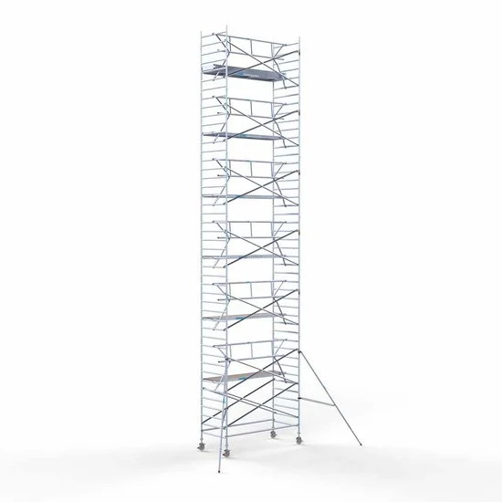 Аliumininiai pastoliai 135х305 14,2 m darbinis aukštis* su sulankstomomis apsaugomis iš 1 pusės Аliumininiai pastoliai 135х305 14,2 m darbinis aukštis* su sulankstomomis apsaugomis iš 1 pusės