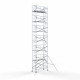 Аliumininiai pastoliai 135х305 14,2 m darbinis aukštis* su sulankstomomis apsaugomis iš 1 pusės Аliumininiai pastoliai 135х305 14,2 m darbinis aukštis* su sulankstomomis apsaugomis iš 1 pusės