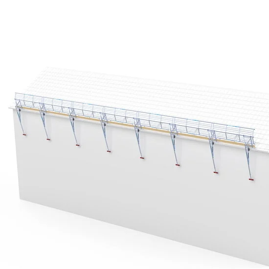 Safety Guard Systems stogo krašto apsauga 21 metrai Safety Guard Systems stogo krašto apsauga 21 metrai