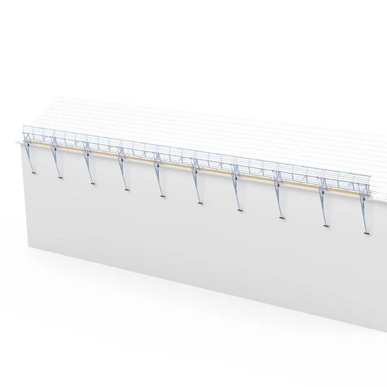 Safety Guard Systems stogo krašto apsauga 27 metrai Safety Guard Systems stogo krašto apsauga 27 metrai