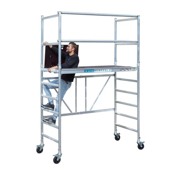 Sulankstomas bokštasа 75х190 3,8 m darbinis aukštis*