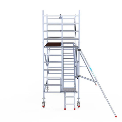 Aliumininiai pastoliai su laiptais 135х250 4,2 m darbinis aukštis* Aliumininiai pastoliai su laiptais 135х250 4,2 m darbinis aukštis*