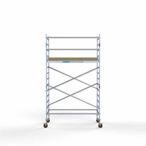 Aliuminio bokštas 135х250 5,2 m darbinis aukštis* Aliuminio bokštas 135х250 5,2 m darbinis aukštis*