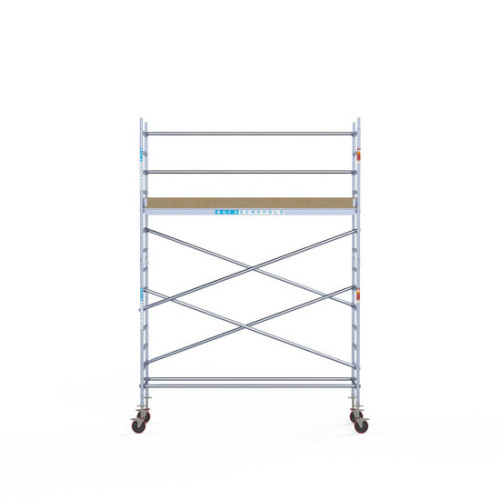 Aliuminio bokštas 75х305 5,2 m darbinis aukštis* anglies platforma Aliuminio bokštas 75х305 5,2 m darbinis aukštis* anglies platforma