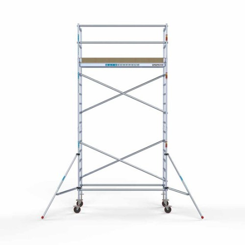 Aluminum scaffold tower 90х250 6,2m working height* with carbon platform Aluminum scaffold tower 90х250 6,2m working height* with carbon platform