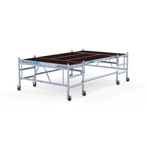 Daugiaplatformis sulankstomas stelažas Žemas 190x340 cm, 3 pakopos Daugiaplatformis sulankstomas stelažas Žemas 190x340 cm, 3 pakopos