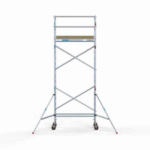 Aliuminio bokštas 75x190 6,2 m darbinis aukštis* Aliuminio bokštas 75x190 6,2 m darbinis aukštis*