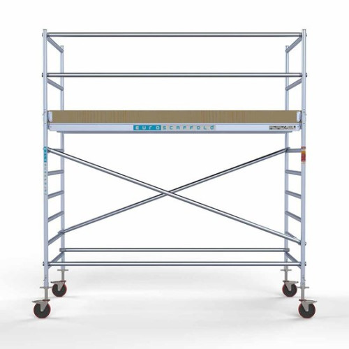 Aliuminio bokštas 135x305 4,2 m darbinis aukštis* Aliuminio bokštas 135x305 4,2 m darbinis aukštis*