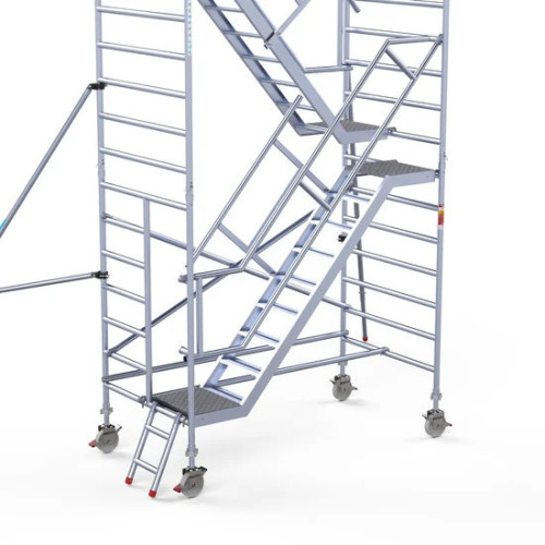 Turėklai pastolių laiptai lauke Turėklai pastolių laiptai lauke