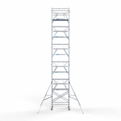 Алюминиевая башня 135х190 12,2 м рабочая высота* с карбоновой платформой + складные ограждения с 2 сторон Алюминиевая башня 135х190 12,2 м рабочая высота* с карбоновой платформой + складные ограждения с 2 сторон