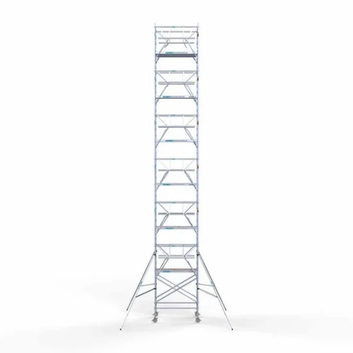 Аliumininiai pastoliai 135х190 14,2 m darbinis aukštis* su sulankstomomis apsaugomis iš 2 pusių