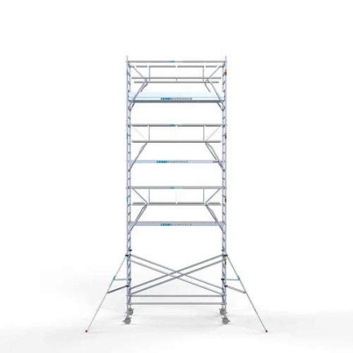 Алюминиевая башня 135х305 9,2 м рабочая высота с карбоновой платформой + складные ограждения с 2 сторон Алюминиевая башня 135х305 9,2 м рабочая высота с карбоновой платформой + складные ограждения с 2 сторон