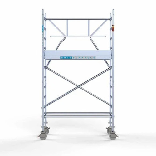 Аliumininiai pastoliai 75х190 4,2 m darbinis aukštis* anglies platforma su sulankstomomis apsaugomis iš 1 pusės Аliumininiai pastoliai 75х190 4,2 m darbinis aukštis* anglies platforma su sulankstomomis apsaugomis iš 1 pusės