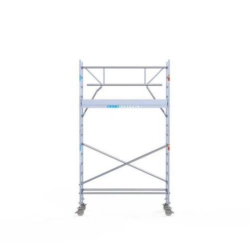 Аliumininiai pastoliai 75х250 5,2 m darbinis aukštis* anglies platforma su sulankstomomis apsaugomis iš 1 pusės Аliumininiai pastoliai 75х250 5,2 m darbinis aukštis* anglies platforma su sulankstomomis apsaugomis iš 1 pusės