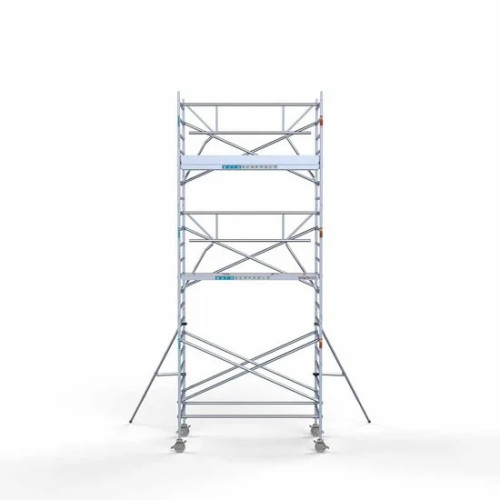 Аliumininiai pastoliai 135х250 7,2 m darbinis aukštis* su sulankstomomis apsaugomis iš 1 pusės Аliumininiai pastoliai 135х250 7,2 m darbinis aukštis* su sulankstomomis apsaugomis iš 1 pusės